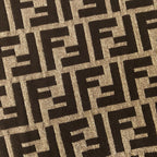 Brown Jacquard Monogram Short-Sleeve - Women's