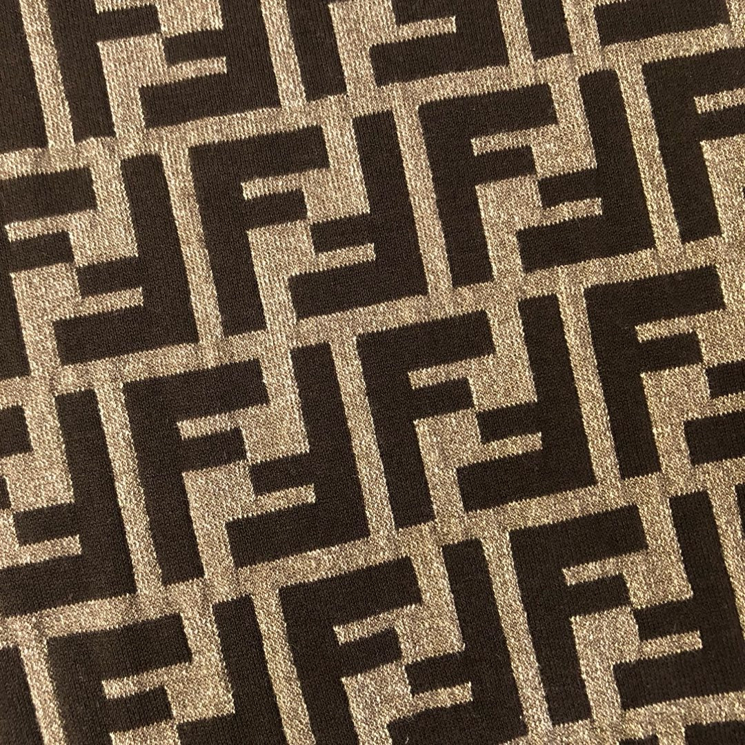 Brown Jacquard Monogram Short-Sleeve - Women's