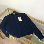 Pink Wool Plain Cardigan - Women's