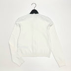 Pink Wool Plain Cardigan - Women's