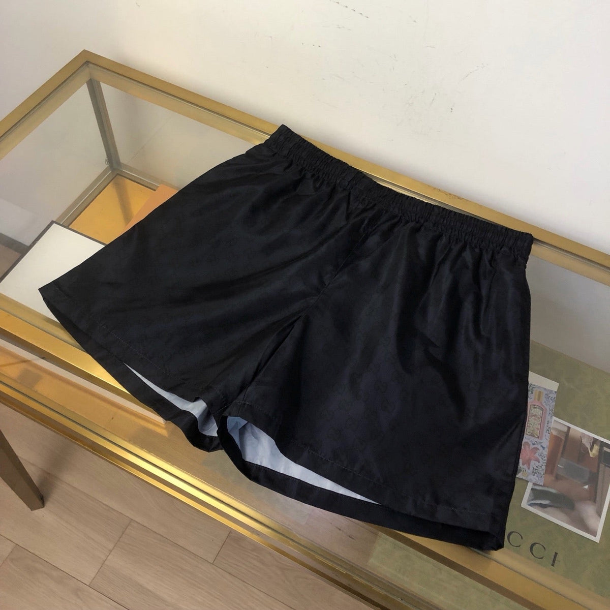 Black Nylon Side Stripe Athletic - Men's