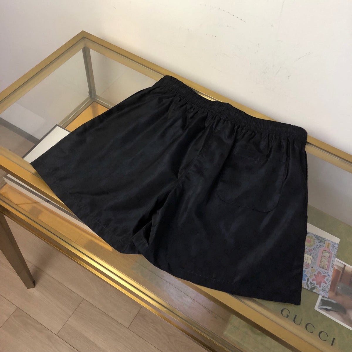 Black Nylon Side Stripe Athletic - Men's