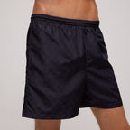Black Nylon Side Stripe Athletic - Men's