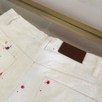 White Cotton Studded Tailored - Men's