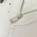 White Cotton Studded Tailored - Men's