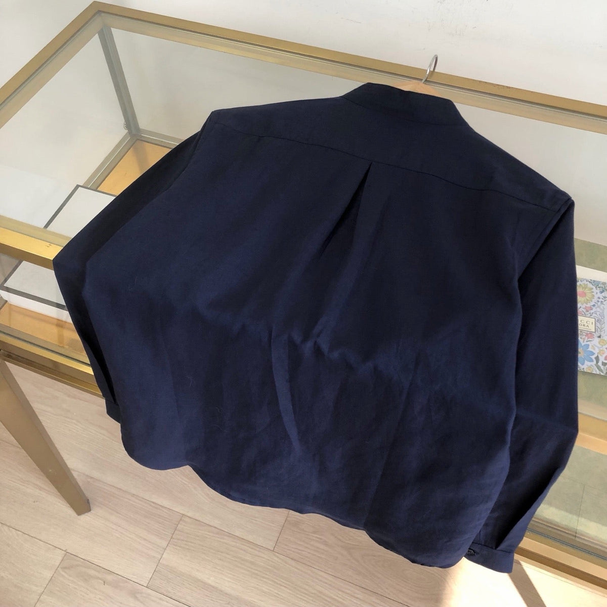 Navy Knit Textured Long-Sleeve - Men's