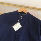 Navy Knit Textured Long-Sleeve - Men's