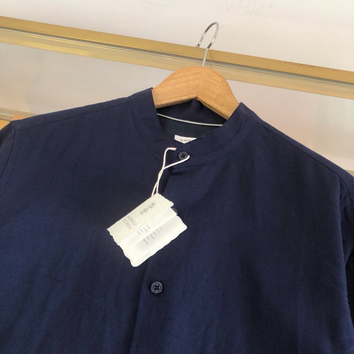 Navy Knit Textured Long-Sleeve - Men's