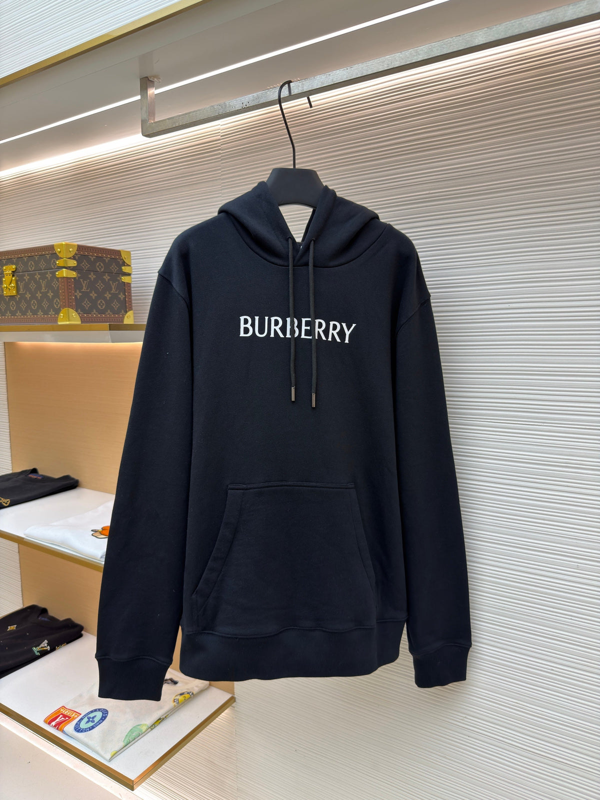 Logo Text Hoodie - Men's