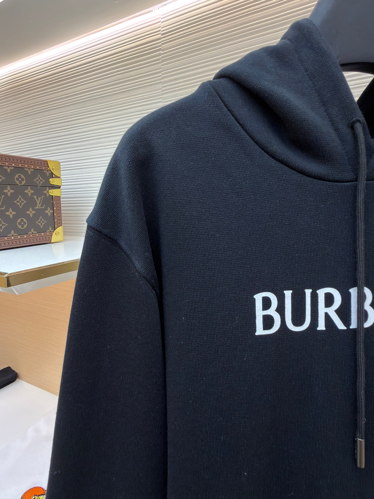 Logo Text Hoodie - Men's