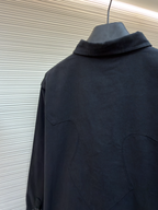 Navy Cotton Twin Pocket Long-Sleeve - Men's