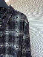 Grey Flannel Check Overshirt - Men's