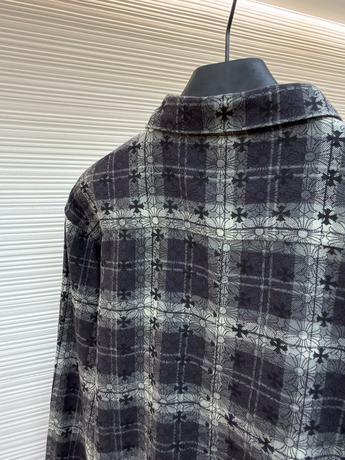 Grey Flannel Check Overshirt - Men's