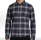 Grey Flannel Check Overshirt - Men's