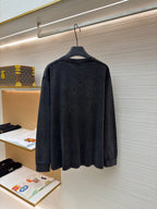 Navy Cotton Pocket Crewneck - Men's