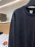 Navy Cotton Pocket Crewneck - Men's