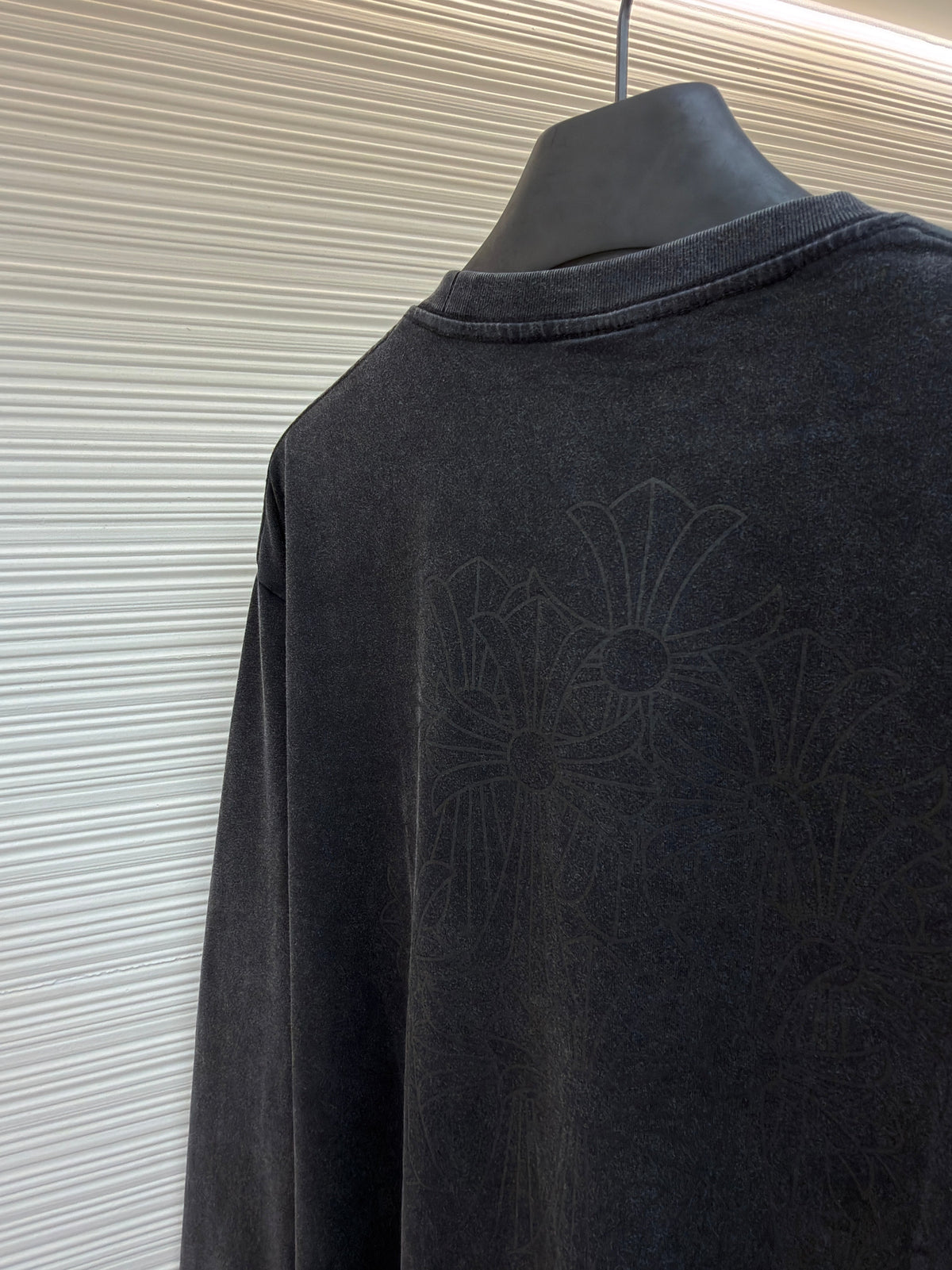 Navy Cotton Pocket Crewneck - Men's