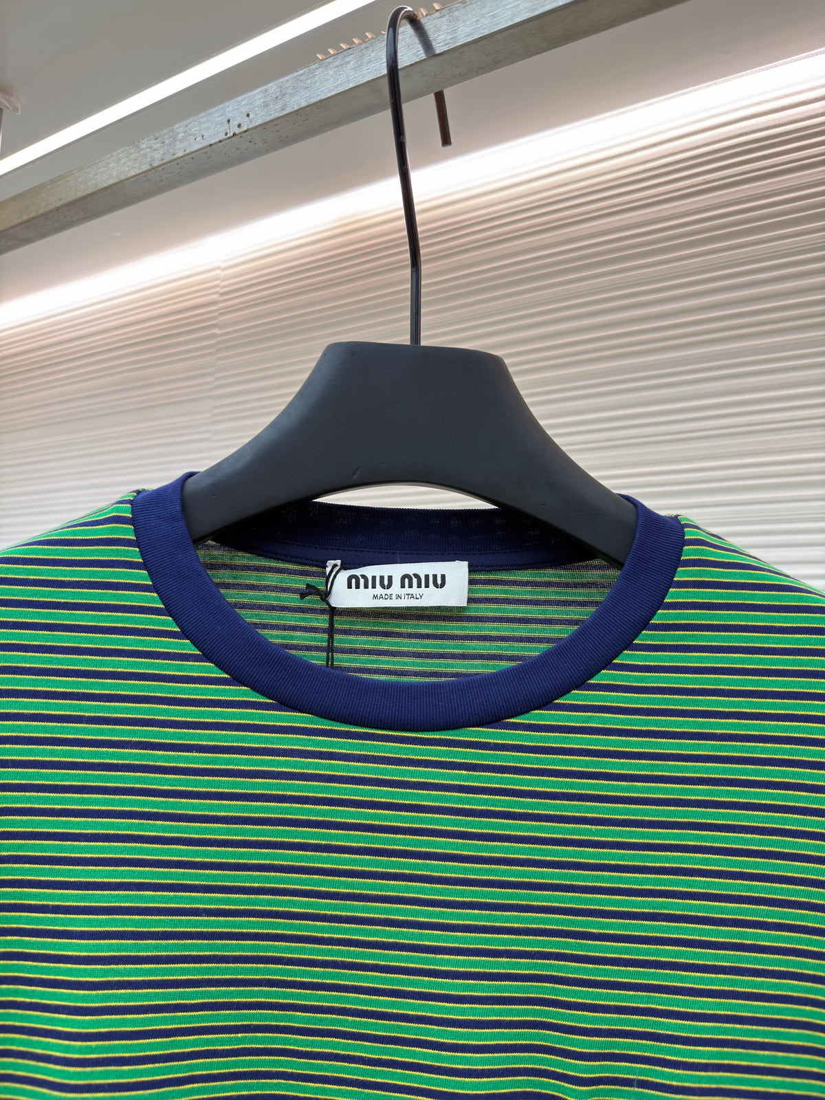Green Wool Pocket Crewneck - Men's