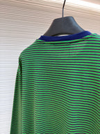 Green Wool Pocket Crewneck - Men's