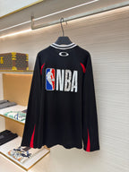 Navy Jersey Numeral Long-Sleeve - Men's