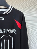 Navy Jersey Numeral Long-Sleeve - Men's