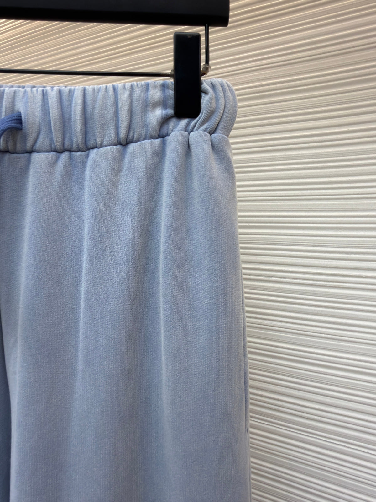 Blue Cotton Drawstring Wide-Leg - Men's