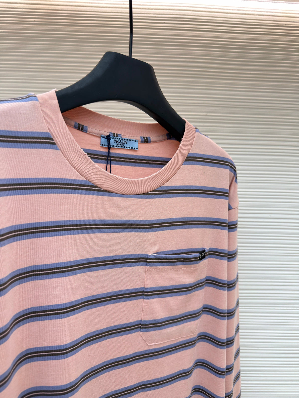 Pink Cotton Striped Long-Sleeve - Men's