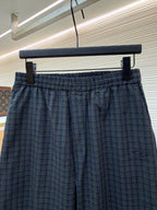 Pinstripe Wide-Leg Trousers - Men's