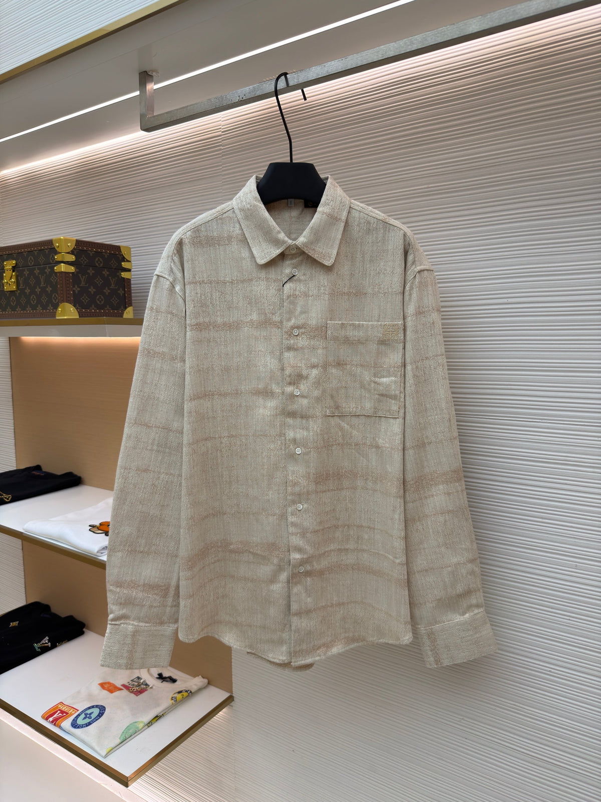 Grey Flannel Check Long-Sleeve - Men's