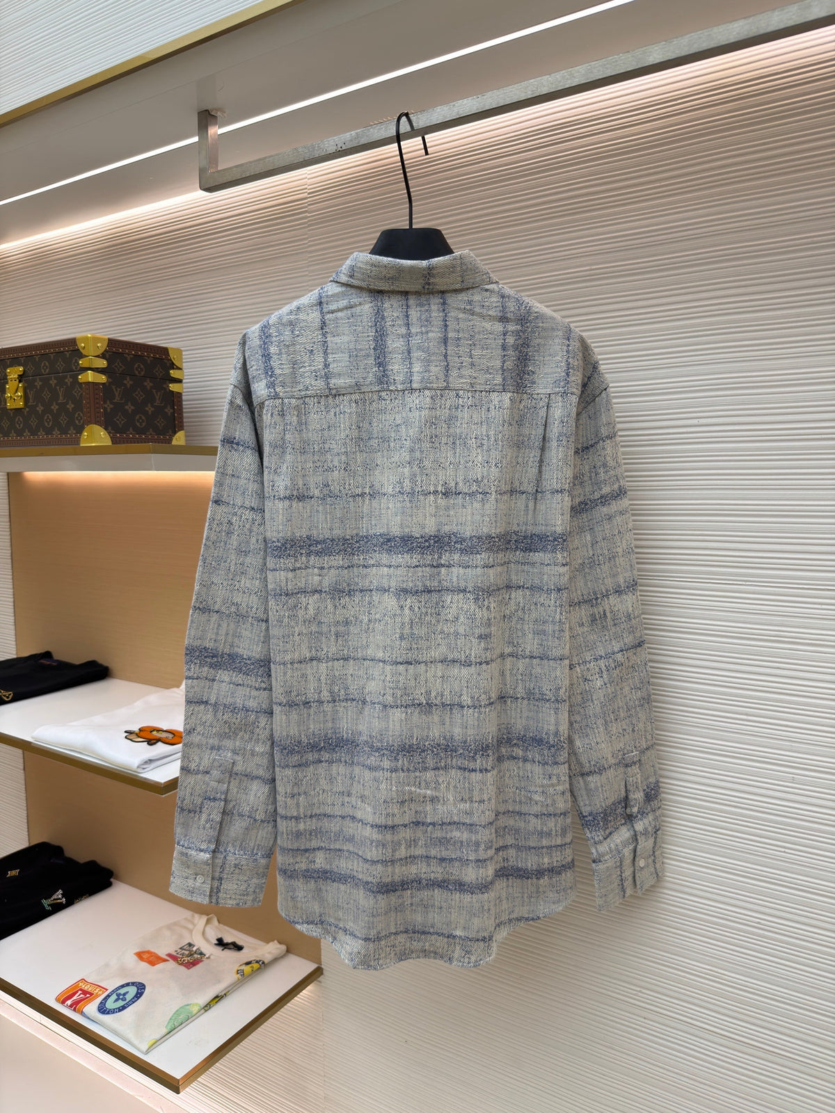 Grey Flannel Check Long-Sleeve - Men's