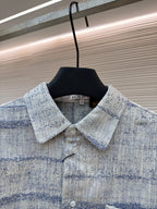 Grey Flannel Check Long-Sleeve - Men's