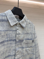 Grey Flannel Check Long-Sleeve - Men's