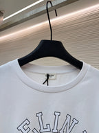 White Cotton Arch Text Long-Sleeve - Men's