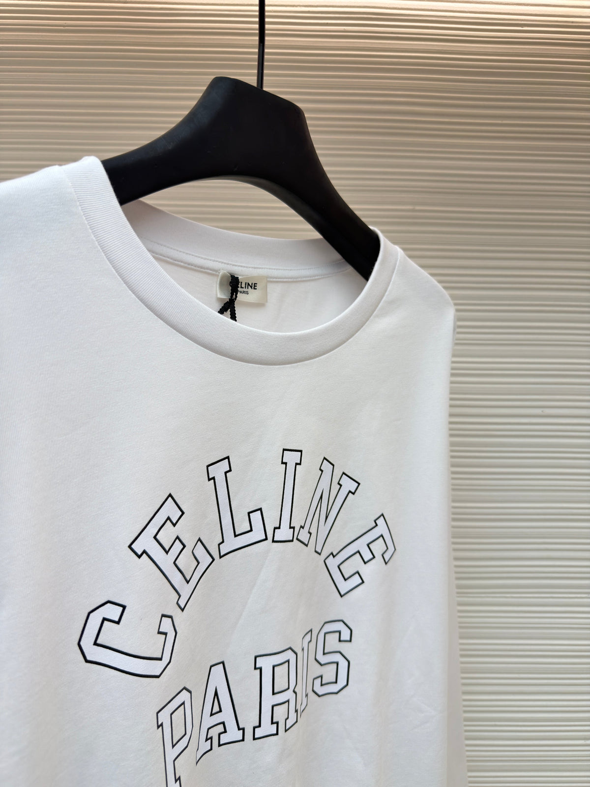 White Cotton Arch Text Long-Sleeve - Men's