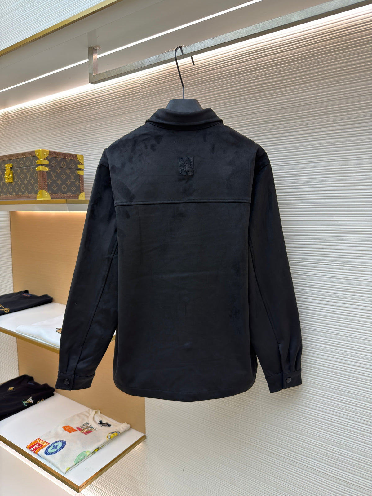 Grey Cotton Pocket Overshirt - Men's