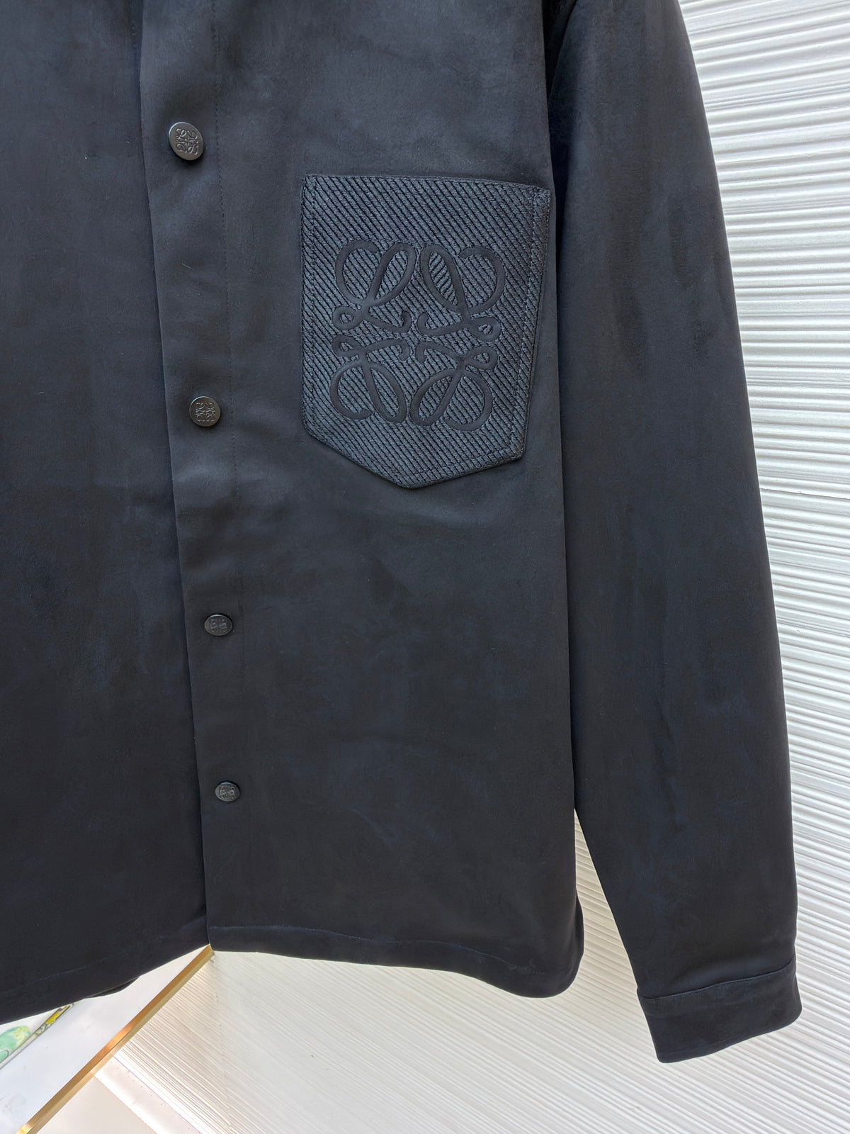 Grey Cotton Pocket Overshirt - Men's
