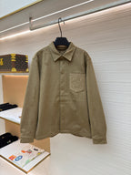 Grey Cotton Pocket Overshirt - Men's