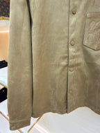 Grey Cotton Pocket Overshirt - Men's