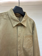 Grey Cotton Pocket Overshirt - Men's
