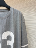 Navy Jersey Varsity Numeral Long-Sleeve - Men's