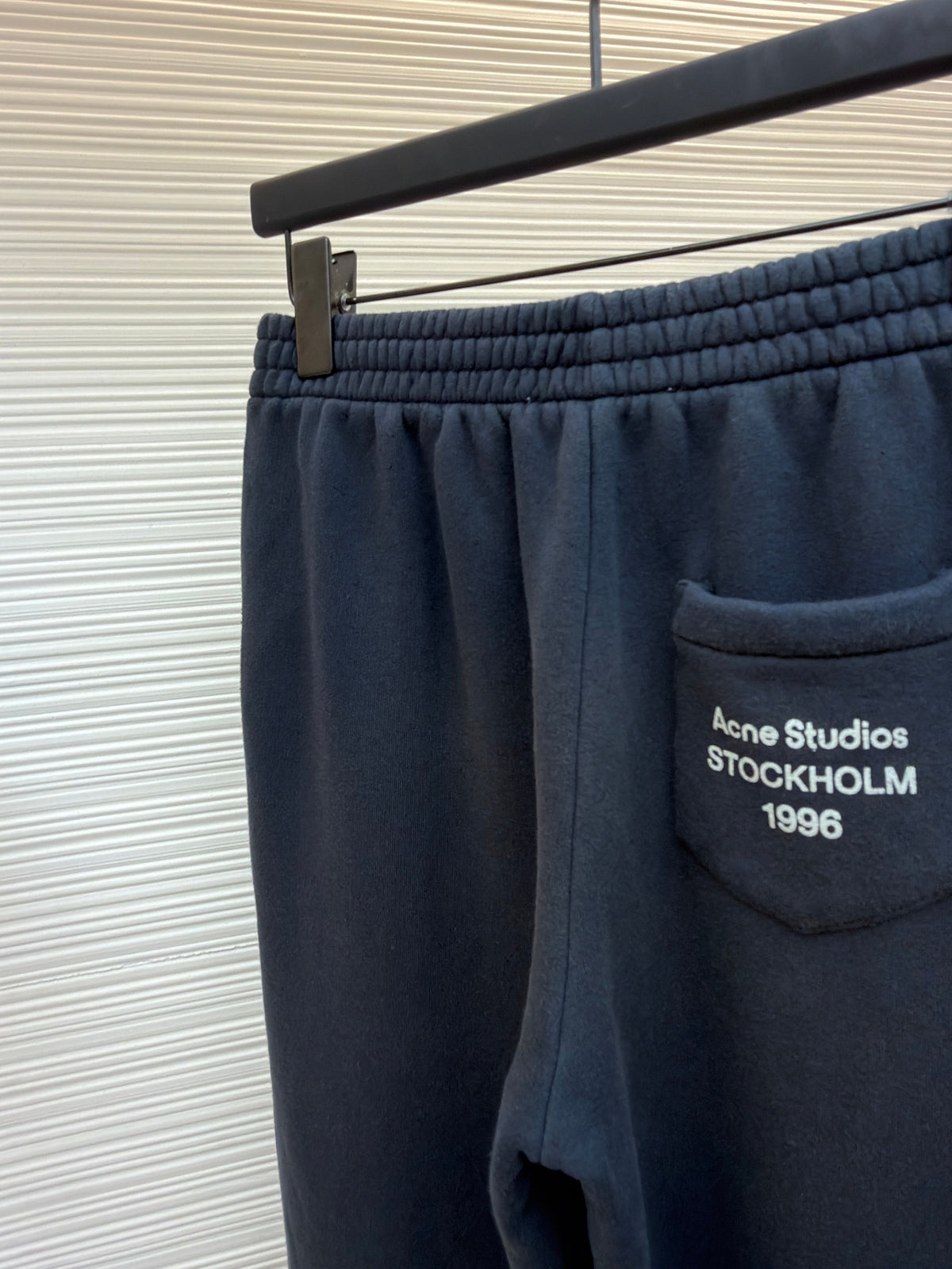 Black Cotton Plain Wide-Leg - Men's