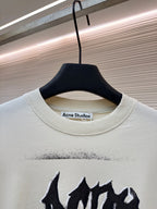 Navy Cotton Graffiti Print Long-Sleeve - Men's