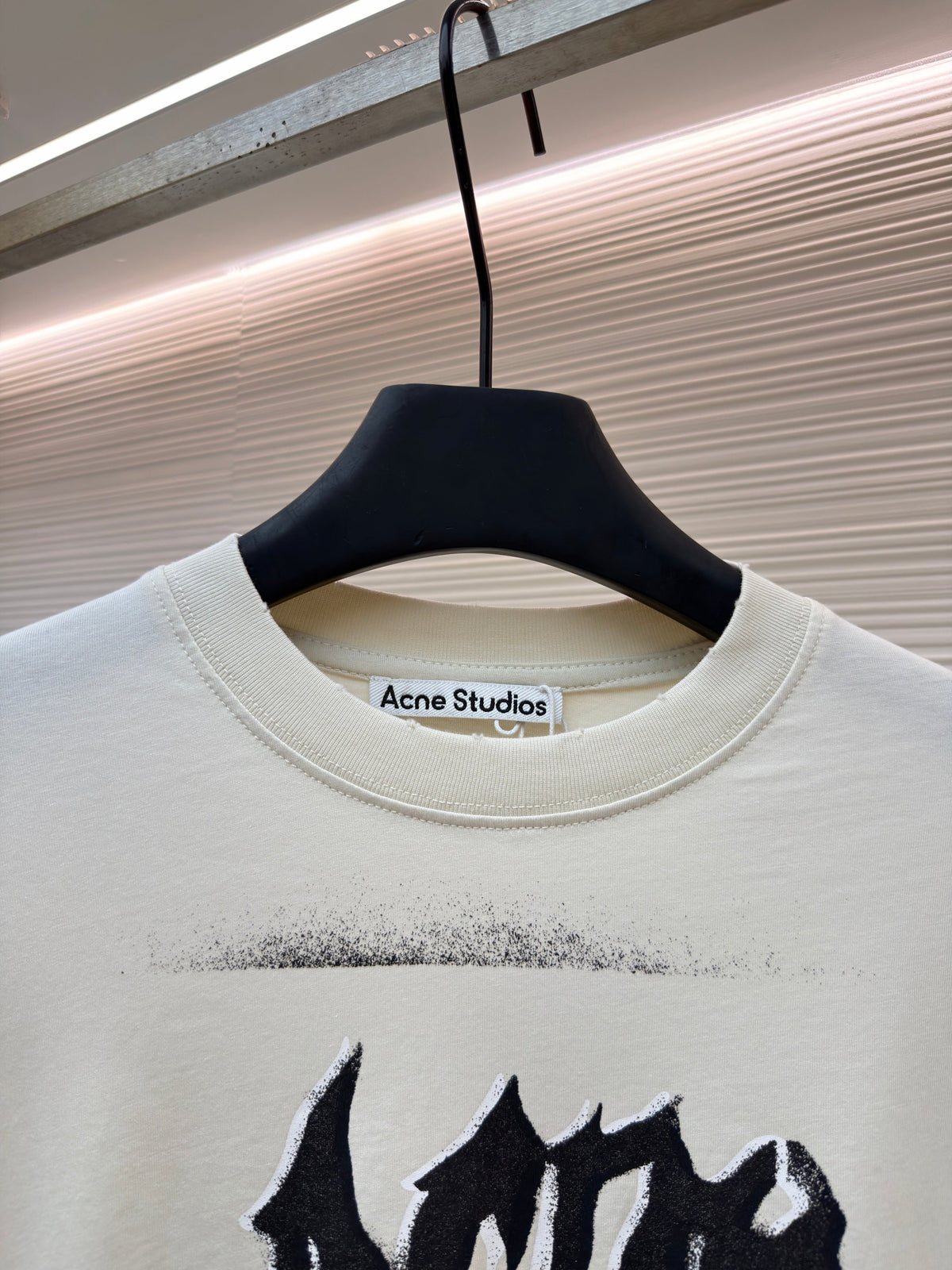 Navy Cotton Graffiti Print Long-Sleeve - Men's