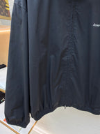 Navy Nylon Plain Blouson - Men's