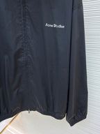 Navy Nylon Plain Blouson - Men's