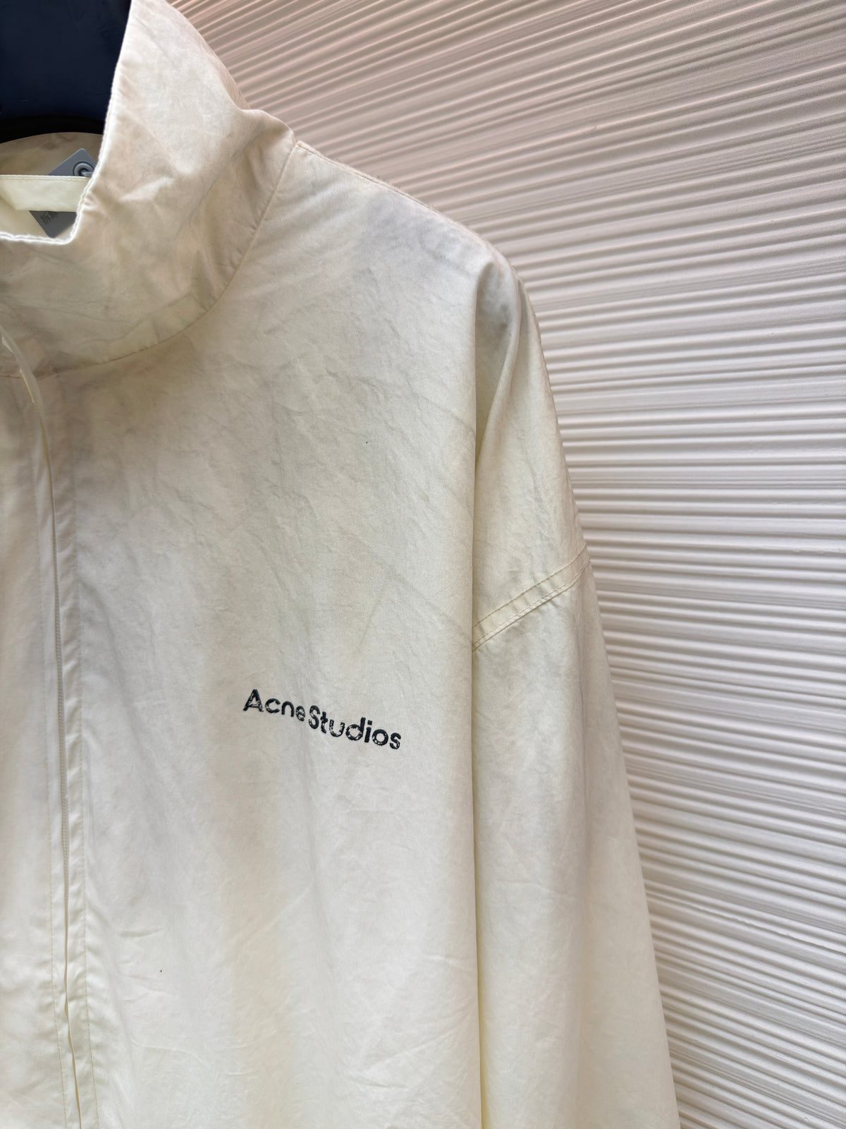 Navy Nylon Plain Blouson - Men's