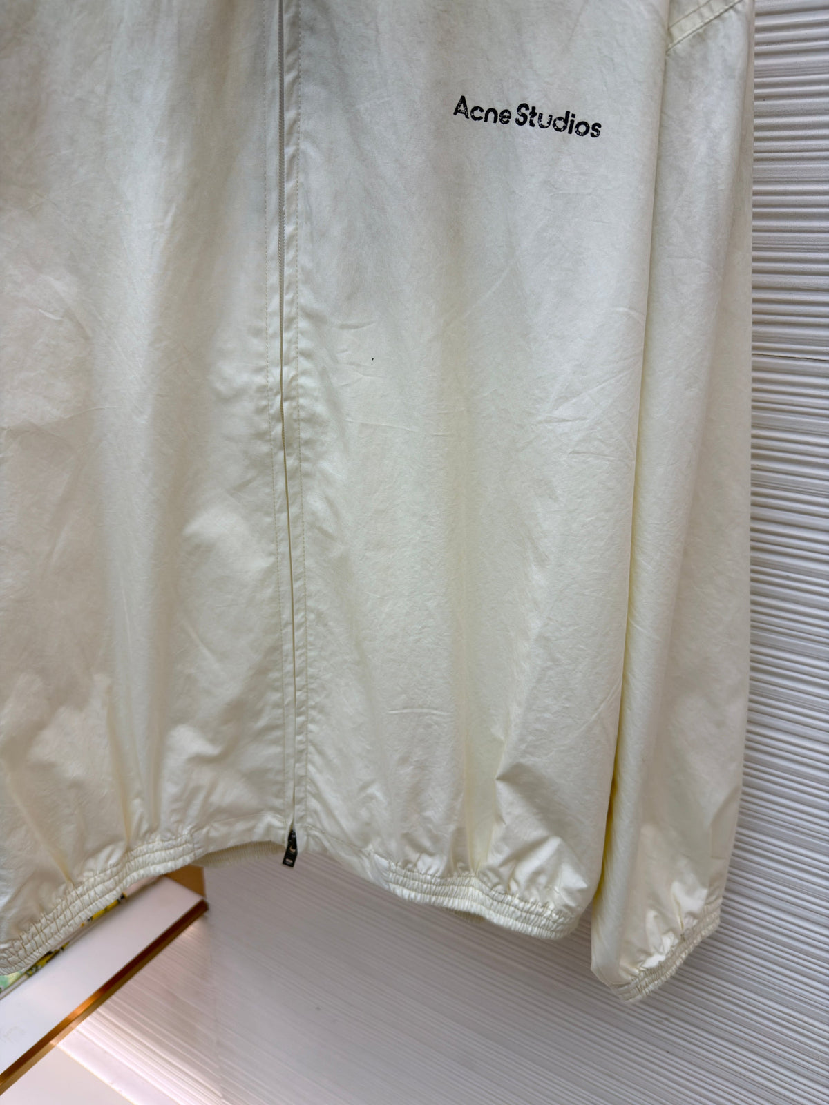 Navy Nylon Plain Blouson - Men's