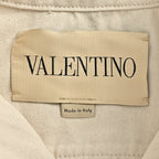 Cream Cotton Logo Short-Sleeve - Men's