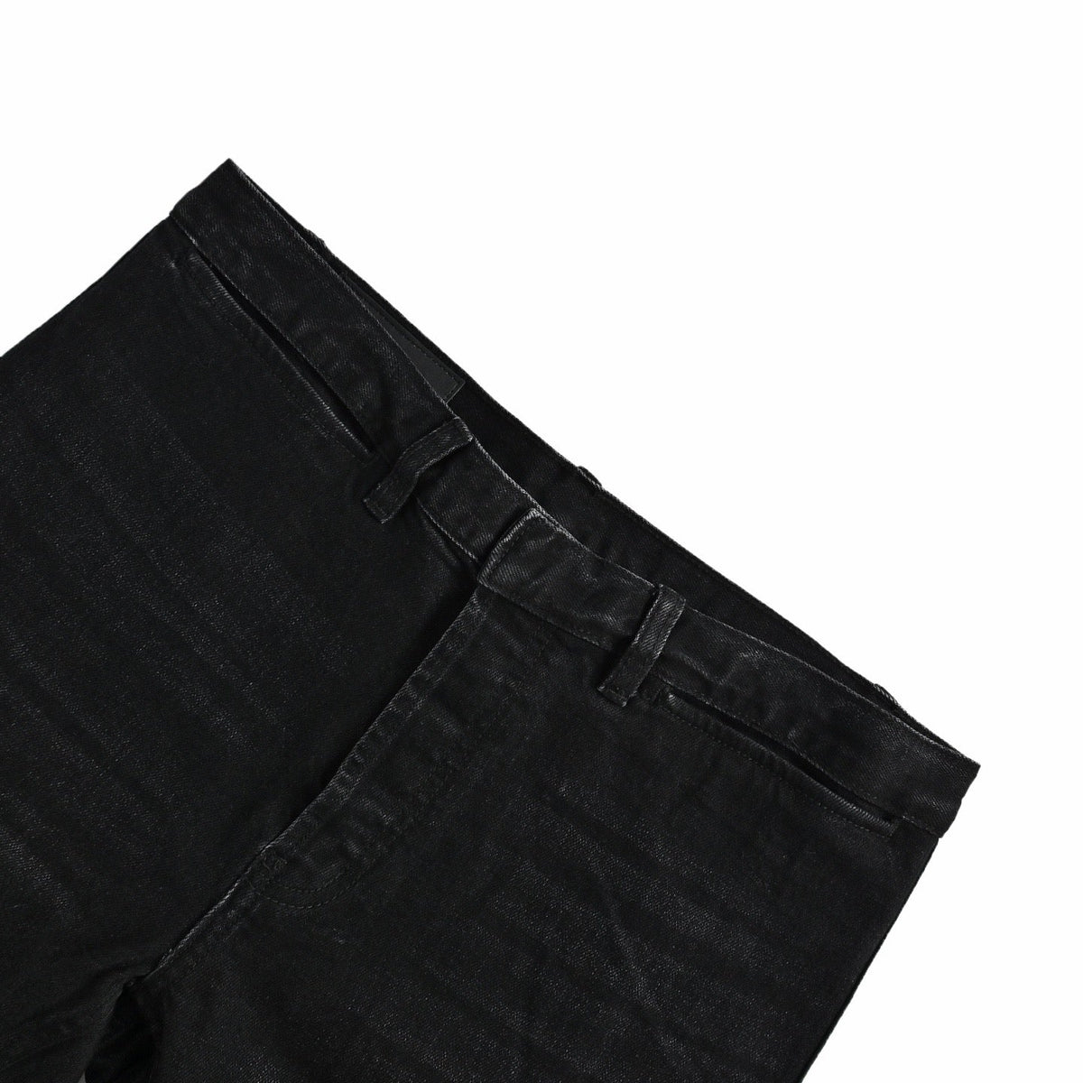 Black Denim Plain Slim - Men's