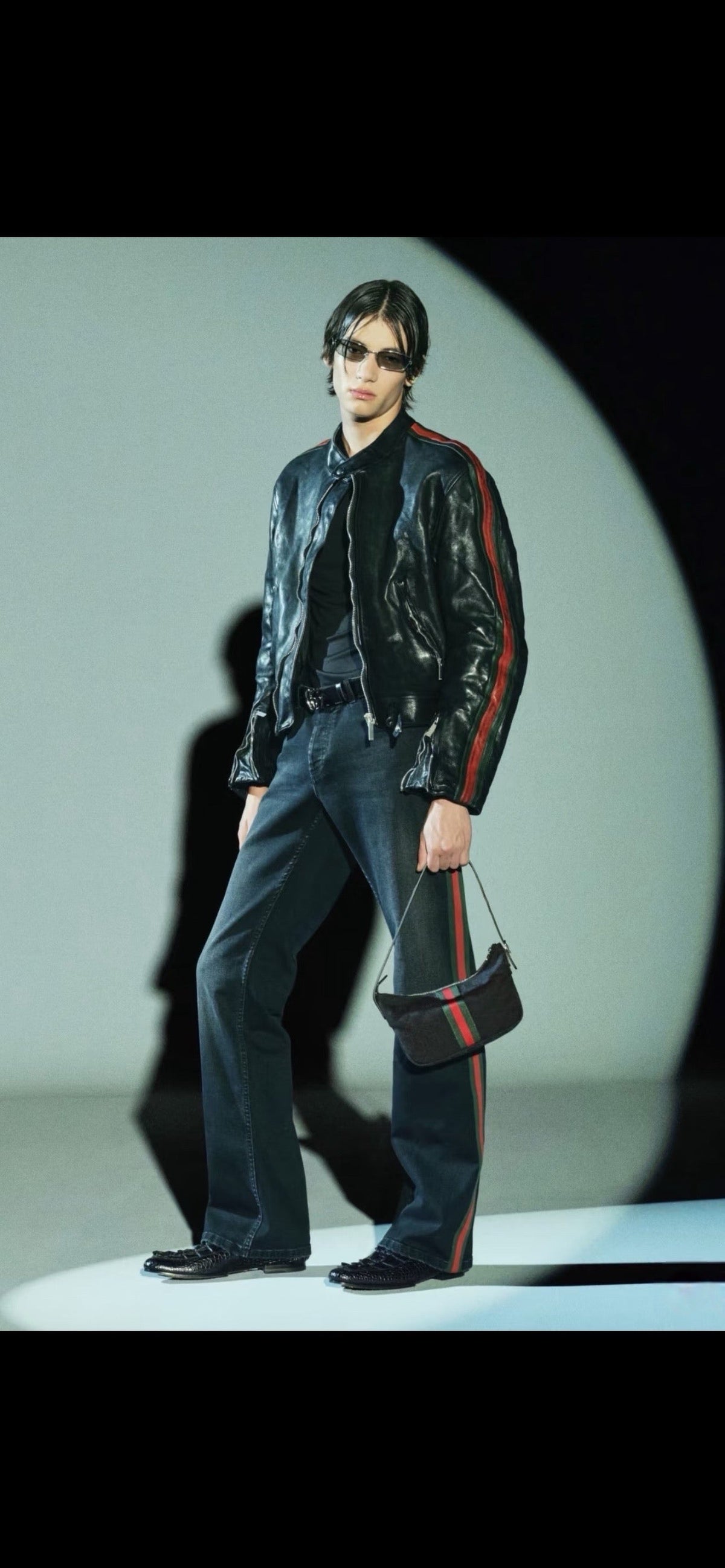 Black Denim Plain Slim - Men's
